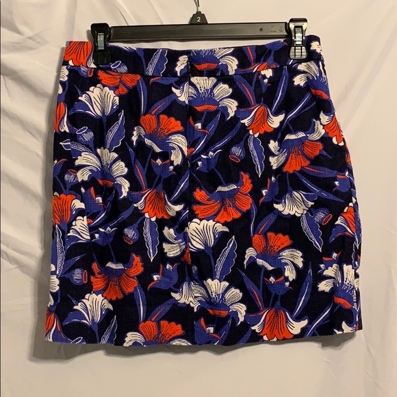 Jcrew navy mini skirt size 4 - Picture 2 of 2